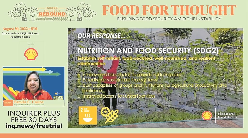 Local solutions toward food security Project Rebound